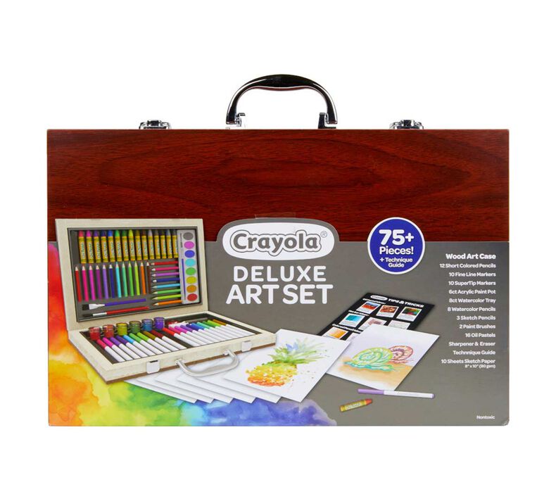 Crayola Create And Carry Case, Portable Art Tools Kit, Over 75 Pieces