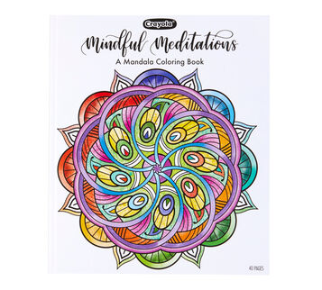 Mandala Coloring Book Front View