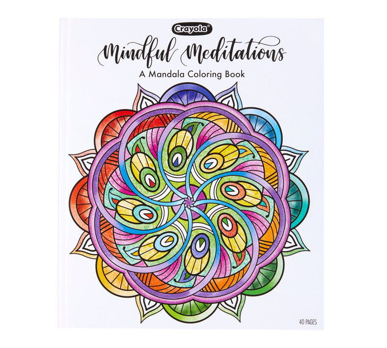 Mandala Coloring Book 40 Coloring Pages Crayolacom