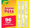 Alpha Pets Coloring Book. 96 pages plus sticker sheet