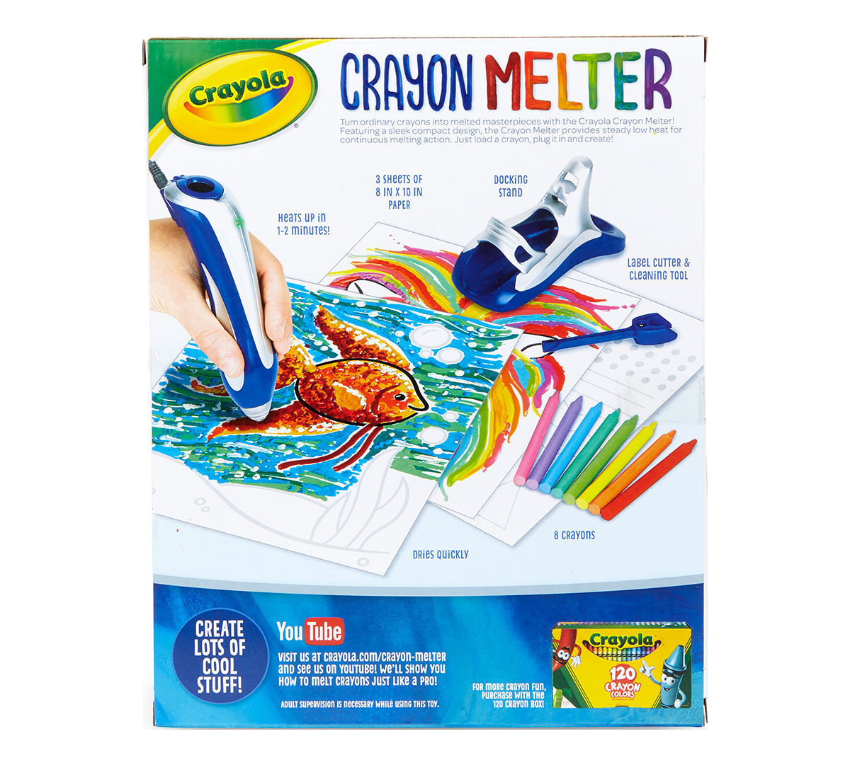 Crayola Crayon Melter, Create Art With Melted Crayons, 1 Crayon Melter