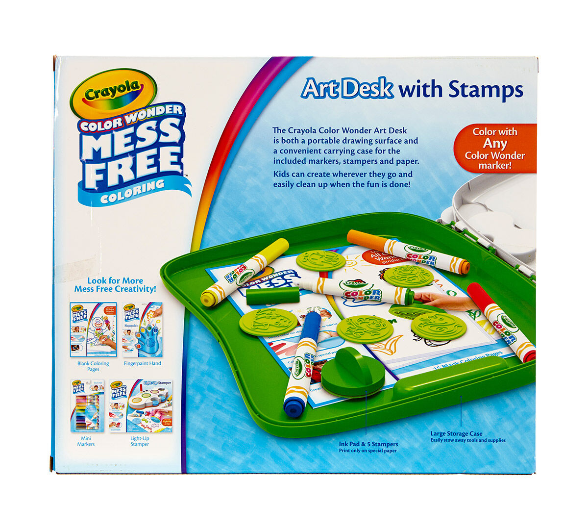 Color Wonder Mess Free Art Desk With Stamper Crayola Color Wonder Mess Free Art Desk With Stamper