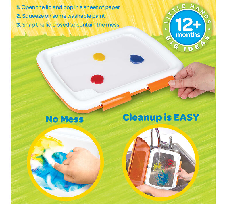 Crayola Finger Paint Set (6 Colors) For Kids - Happy Little Tadpole