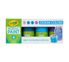 Multi-Surface Acrylic Paint Ocean Colors, 4 Count Front View