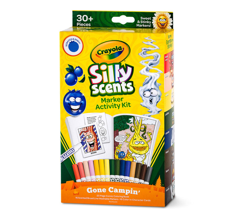 Silly Scents Marker Activity Kit, Gone Campin