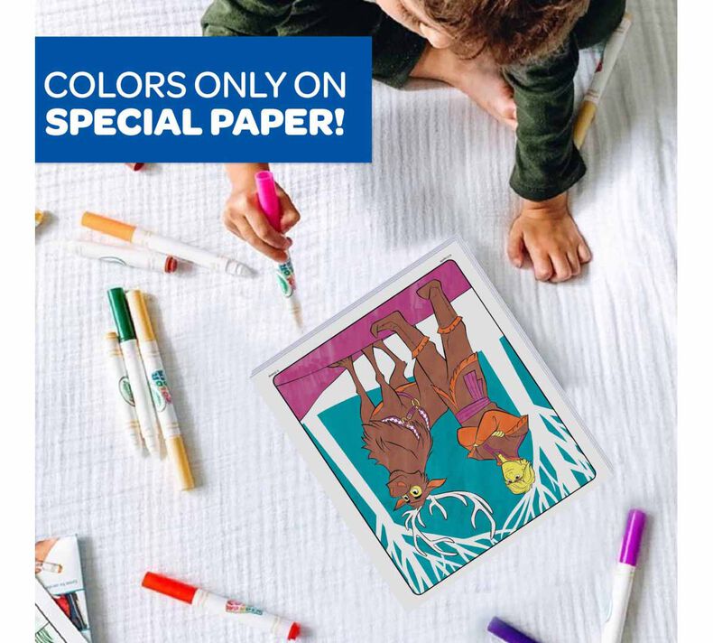 Crayola Color Wonder Coloring Book & Markers Mess Free Frozen-Baby
