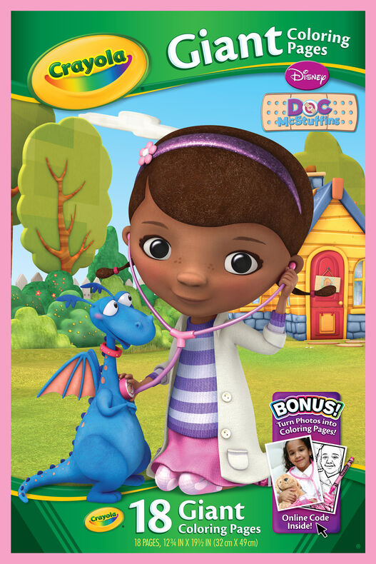 Giant Coloring Pages Doc Mcstuffins Crayola