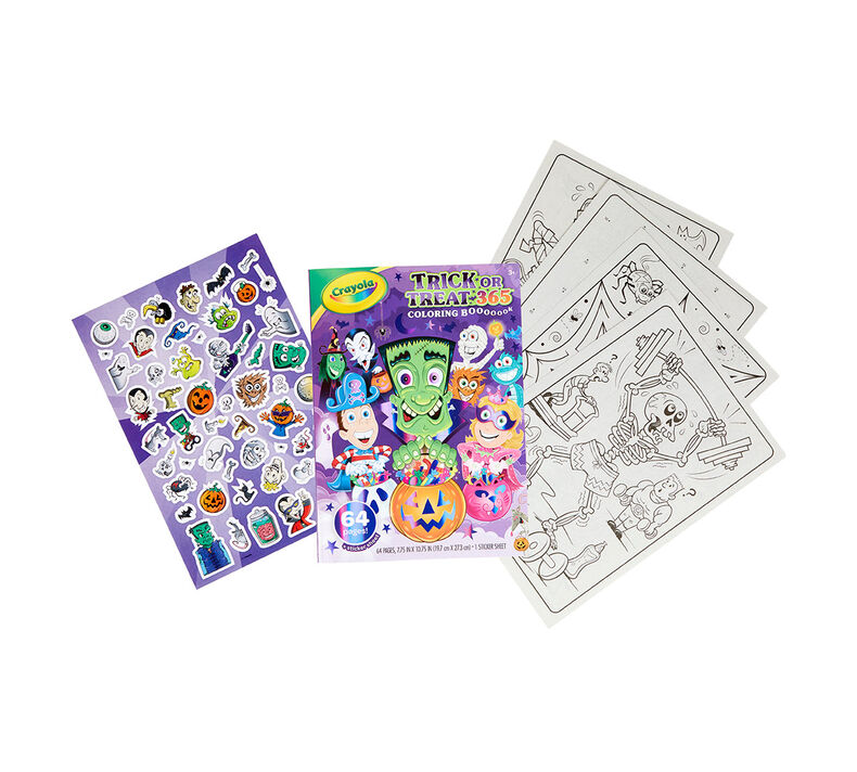Trick or Treat Coloring Book