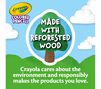 Colored Pencils 36 count. Made with reforested wood. Crayola cares about the environment and responsibly makes the products you love. 