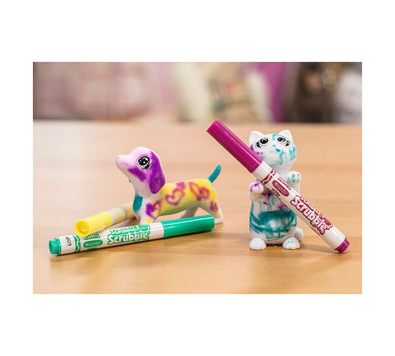 Crayola - Scribble Scrubbie Pets are super-fun to color, clean, and color  again! 🖍 As you build your collection, you can interact with your pets  virtually, too! Just download the FREE Scribble