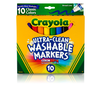 Ultra-Clean Markers, Broad Line, Classic Colors, 10 Count Front View