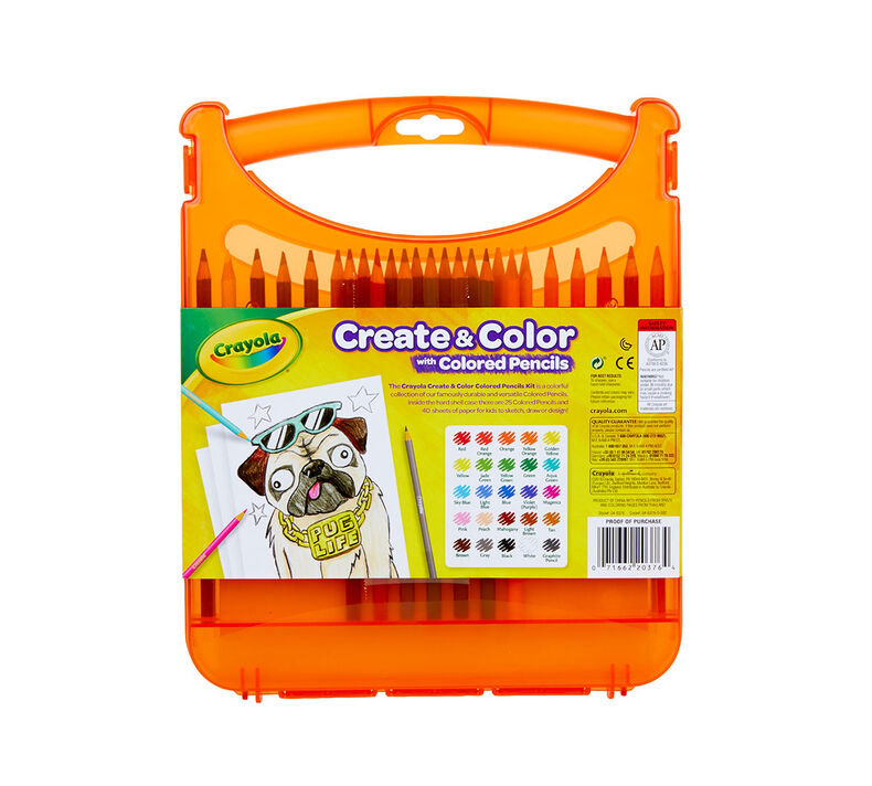 Create and Color with Colored Pencils
