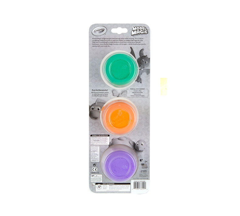 Model Magic Reusable Tubs, Secondary Colors 3 ct.