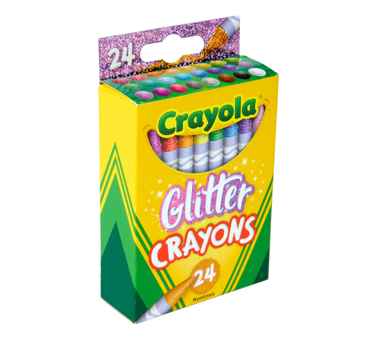 Glitter Crayons, 24 Count Crayola Crayons Crayola