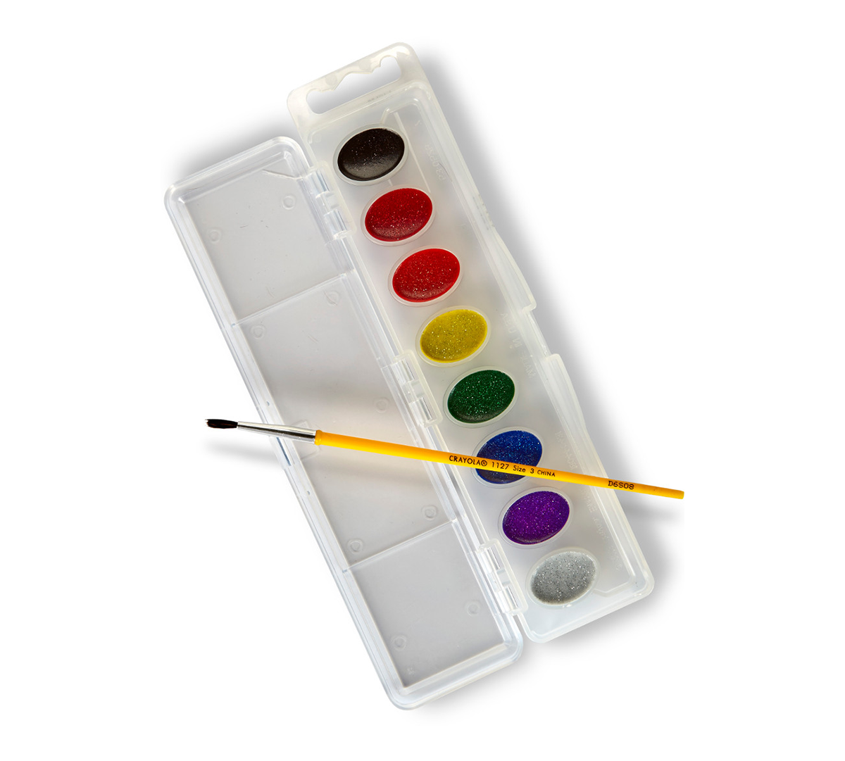 Washable Watercolor Glitter Paints, 8 Count Crayola