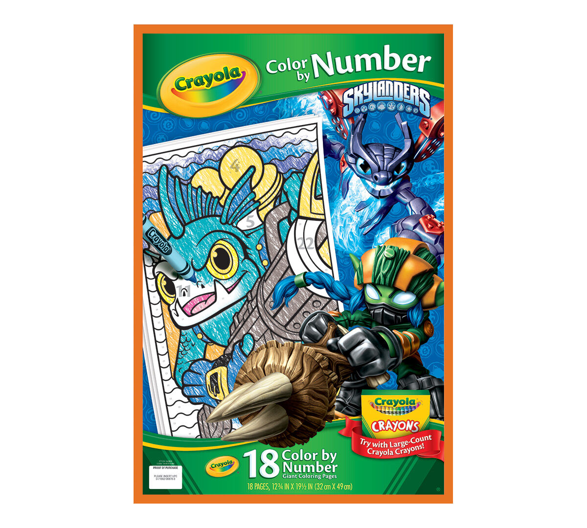 Color By Number Skylanders Crayola