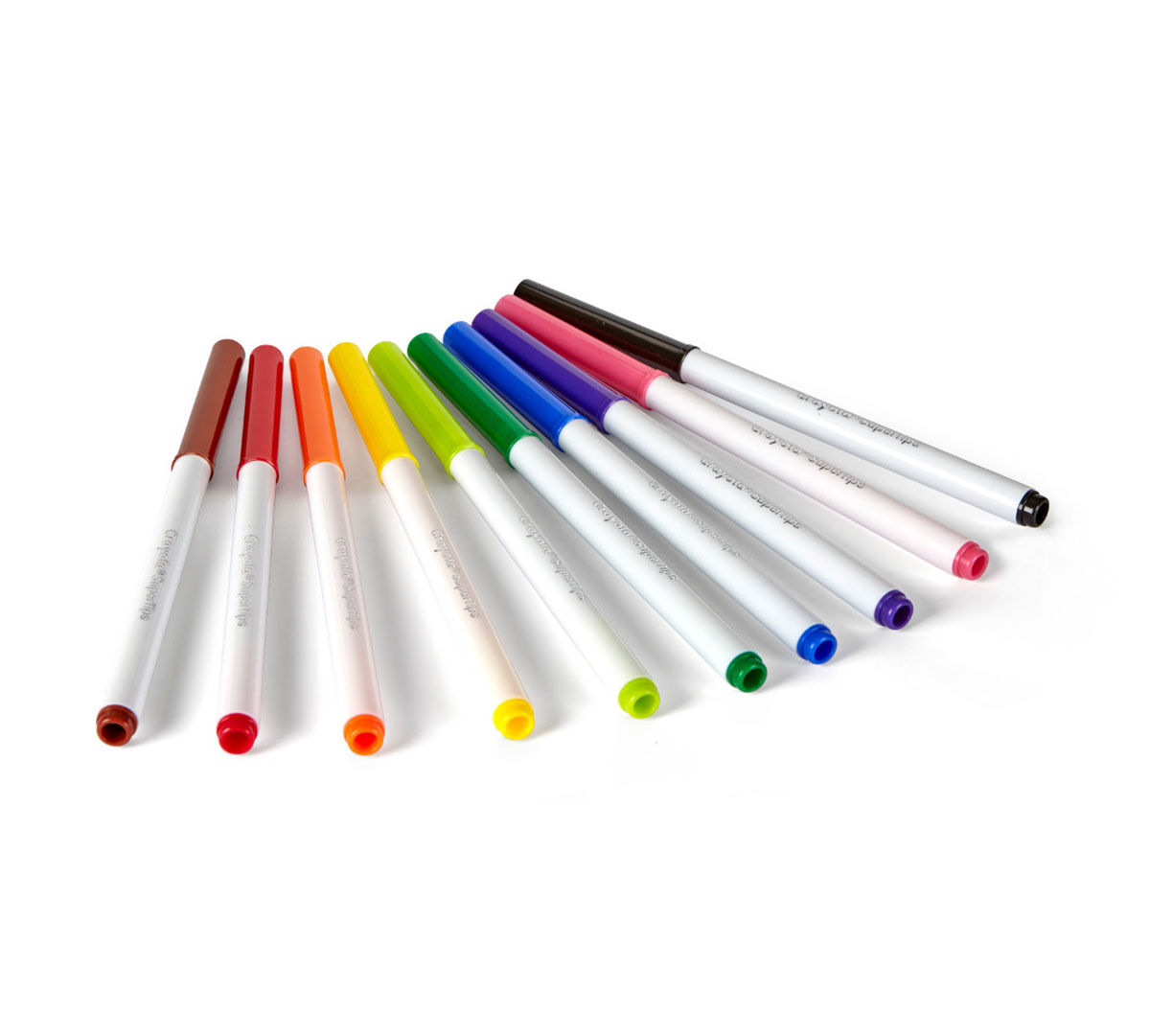 Washable Super Tip Markers, 10ct feature a durable concial tip that