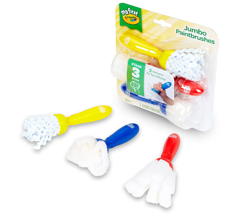My First Jumbo Paint Brushes 3 count