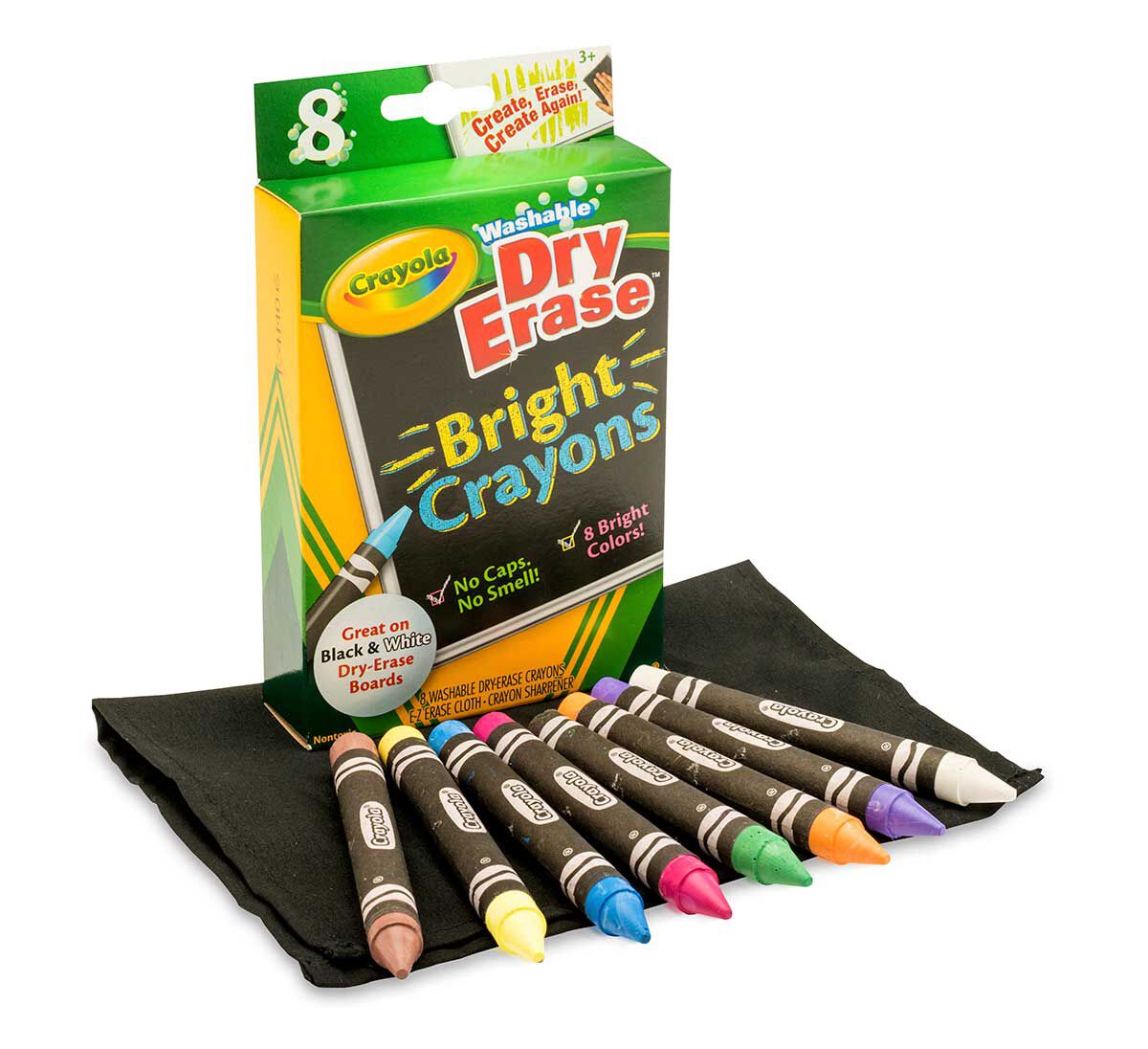 Crayola Crayola Dry Erase Washable Crayons 8/Pkg Brights by Crayola Bulk Buy 