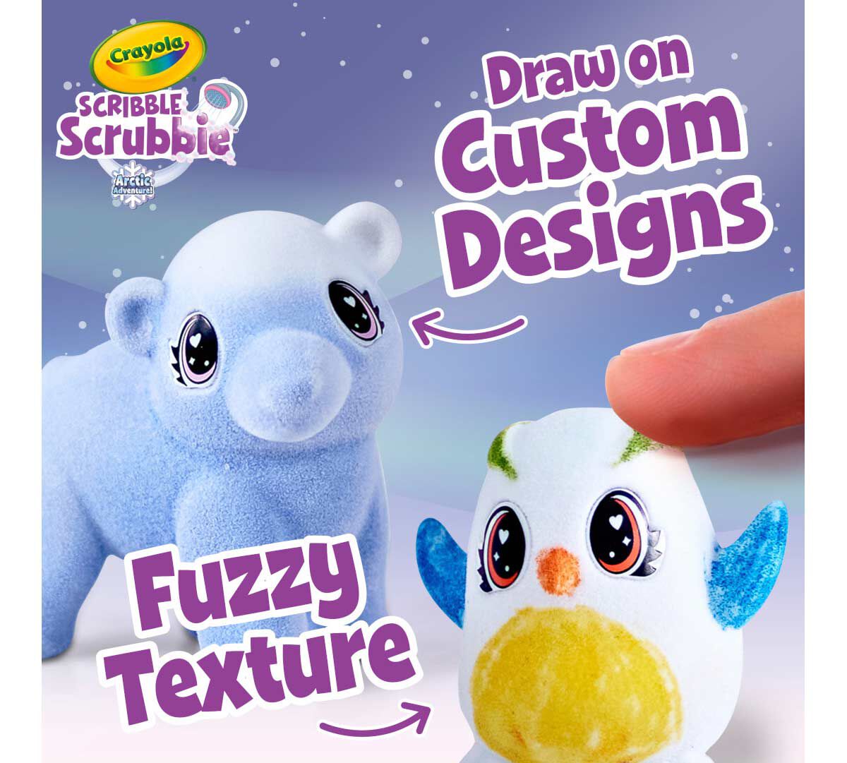 Arctic Snow Explorer Scribble Scrubbie Pets Crayola