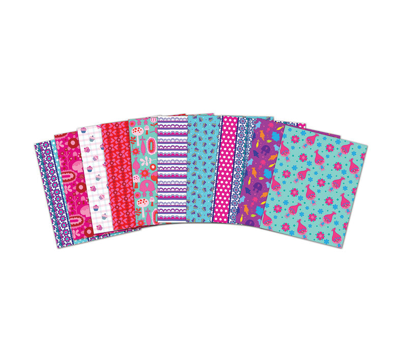 Trolls Glitter Scrapbooking Set