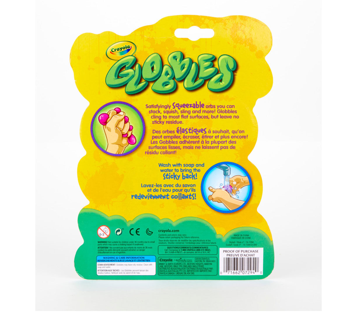 Crayola Globbles, Squish and Fidget Toys, Gift for Kids, 6ct Crayola