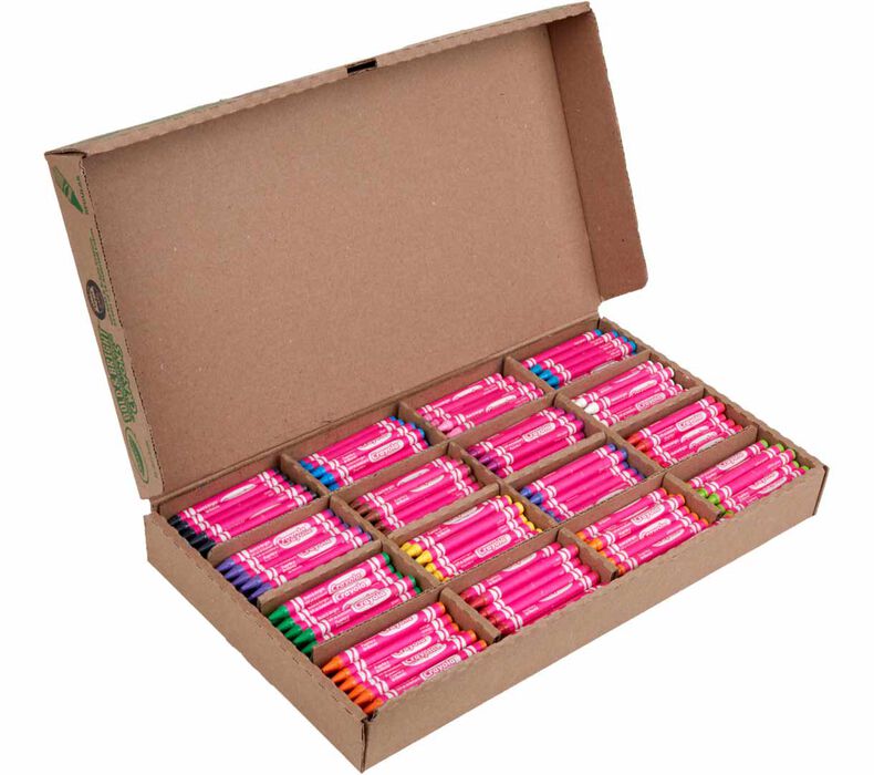 Crayola 16-Color Construction Paper Crayon Classpack - Classroom - 400 / Box - Multicolor Crayola 16-Color Construction Paper Crayon Classpack - Classroom - 400 / Box - Multicolor