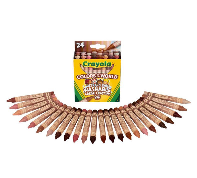 Crayola ColorMax Washable Crayons, Nontoxic, Ultra-Clean - 24 crayons