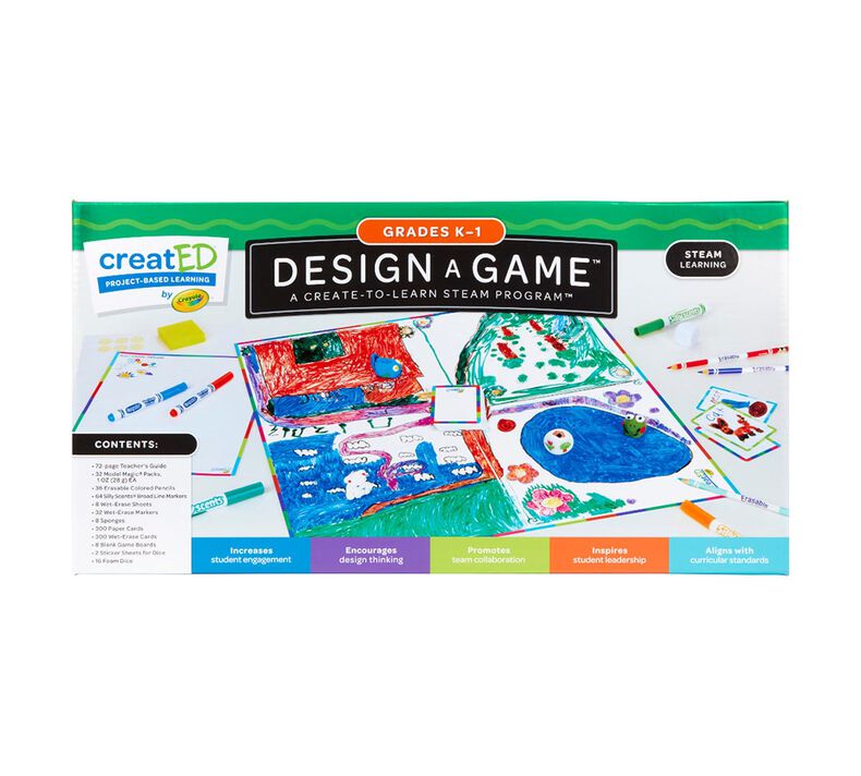 creatED® STEAM Design-a-Game for Classrooms for Grades K-1