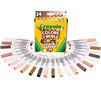 Colors of the World Washable Skin Tone Markers, 24 count, packaging and contents
