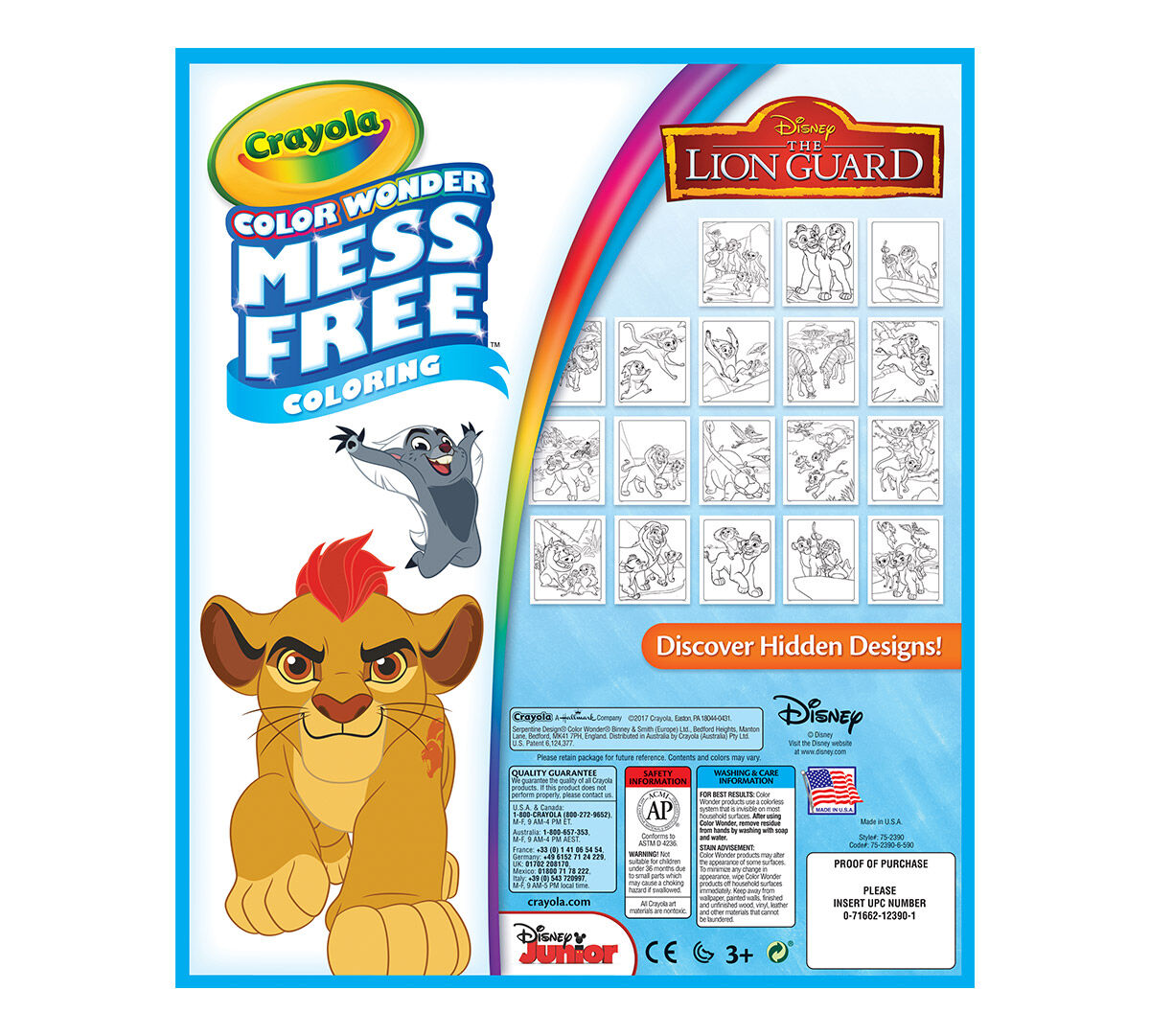 Download Color Wonder Mess Free Coloring, Lion Guard | Crayola.com | Crayola