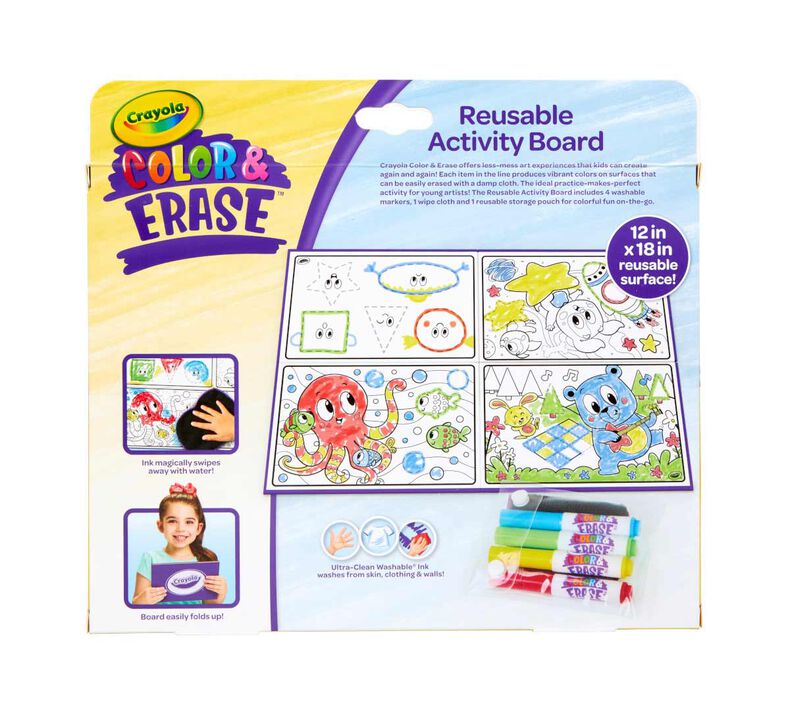 Color & Erase Reusable Activity Board