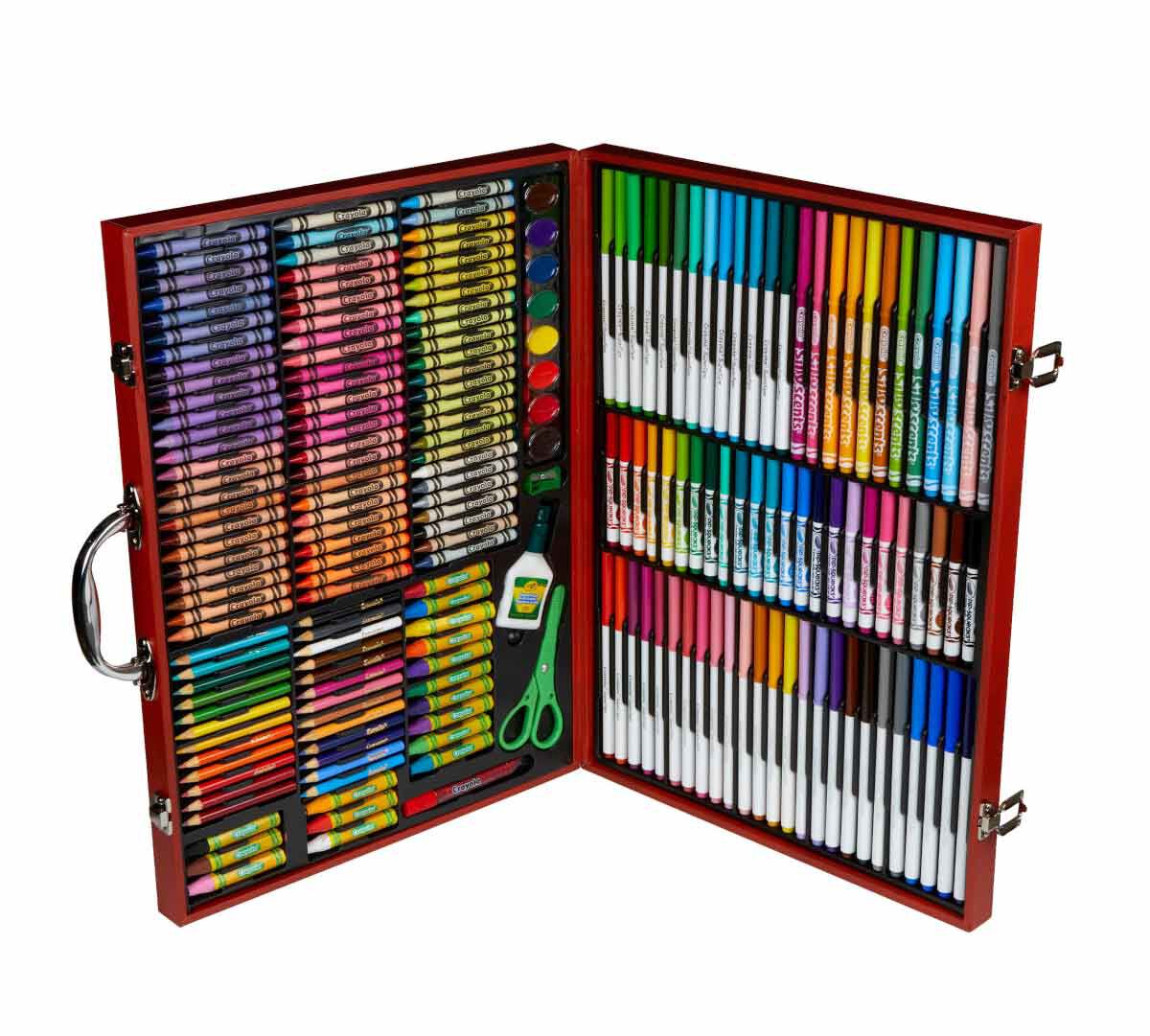 Artworx Kids Coloring Set - 122 Assorted Art Pieces & Carry Case - Coloring  Kits For Kids Ages