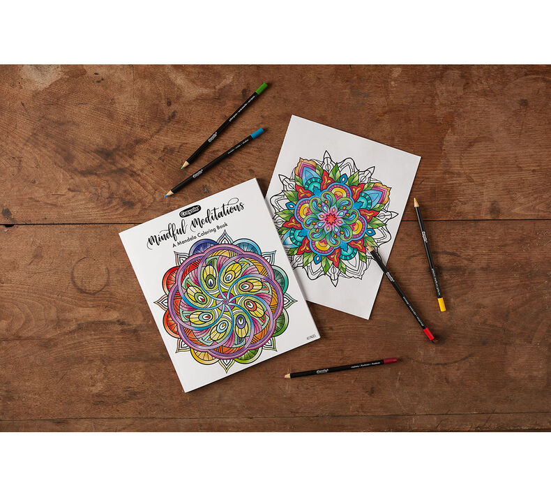 Mandala Coloring Book, 40 Coloring Pages | Crayola.com | Crayola