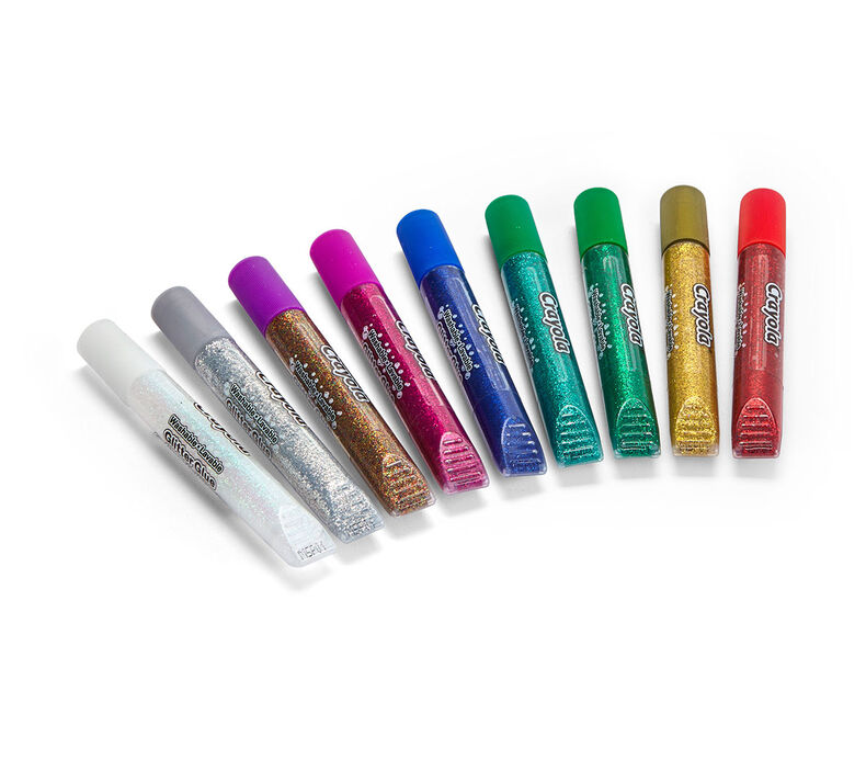 Glitter Glue Pens, Classroom Pack, Assorted Iridescent & Neon Colors, 0.34  fl. oz., 72 Pens - CK-3380, Dixon Ticonderoga Co - Pacon