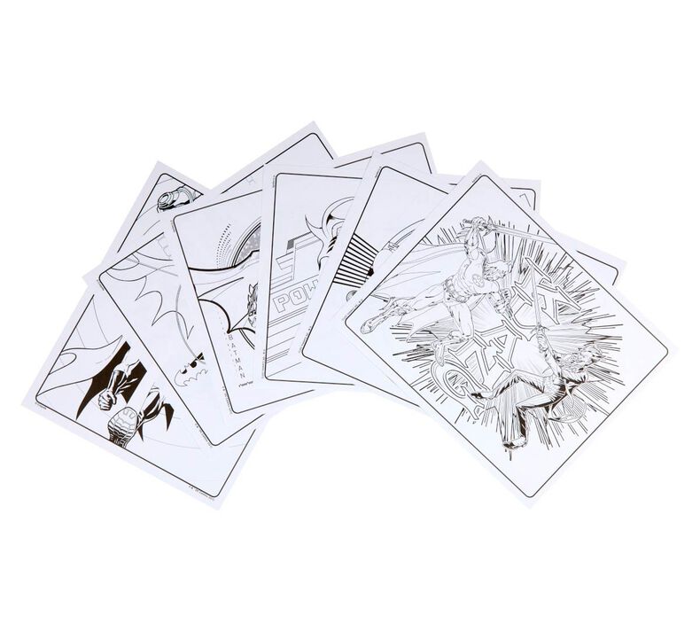 Art with Edge Batman Coloring Pages, 28 Sheets