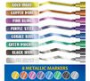 Project 8 count Metallic Markers color swatch