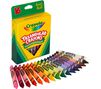 Anti-Roll Triangular Crayons, 16 count, packaging and contents