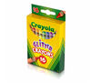 16 Count Crayons Glitter left angle