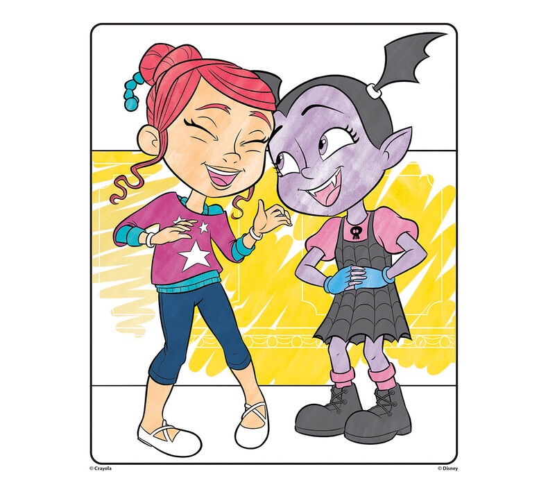 Download Crayola Mess-Free Color Wonder, Vampirina, 18 Coloring Pages, Art Activity Pad, For Use With ...