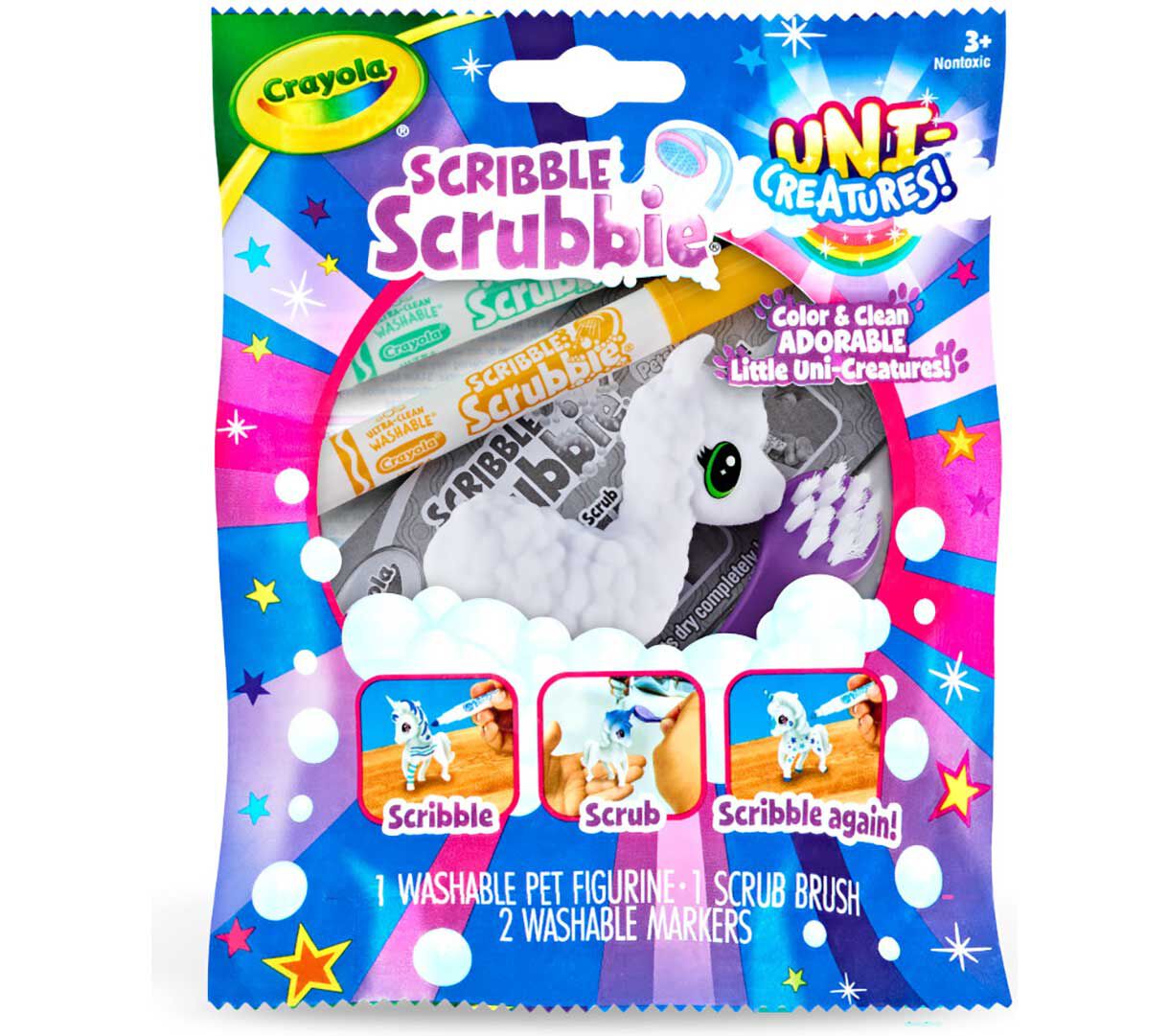 Scribble Scrubbie Uni-Creature, 1 count
