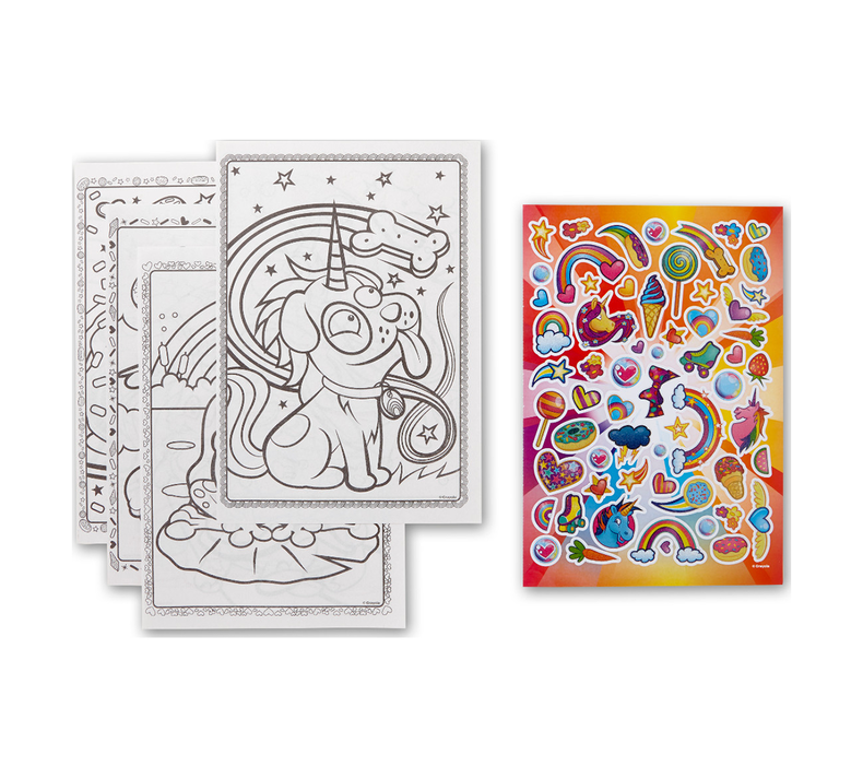 Uni-Creatures Coloring Kit with Metallic & Glitter Crayons