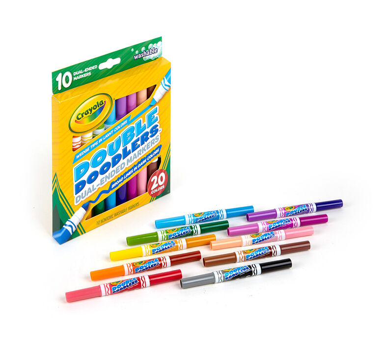 Double Sided Markers - Extra Colors, 20pcs.