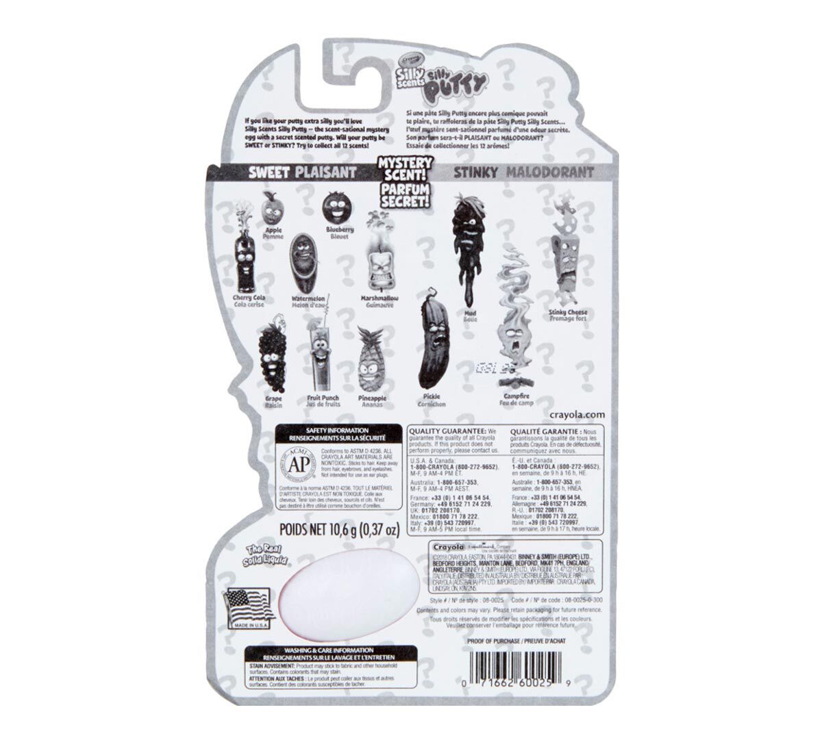 Silly Putty Silly Scents, Sweet or Stinky Mystery Pack, Toy for Kids