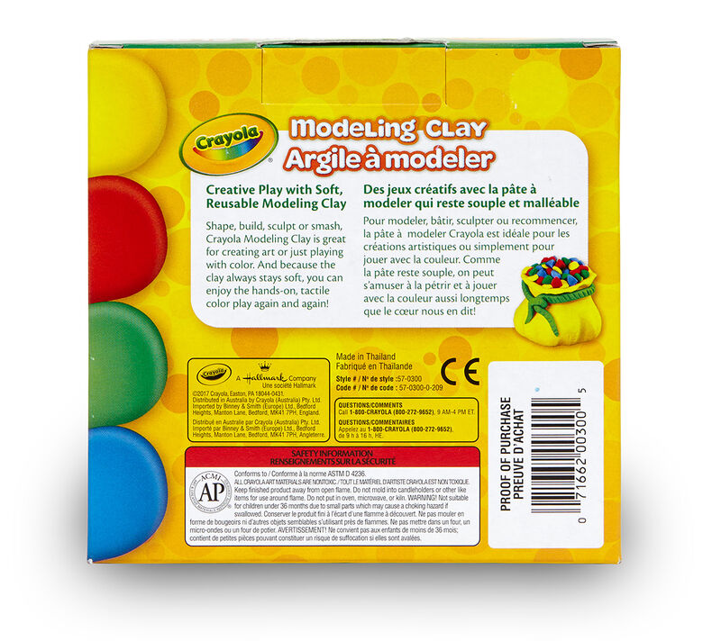  Crayola Modeling Clay in Bold Colors, 2lbs, Gift for Kids, Ages  4 & Up : Everything Else