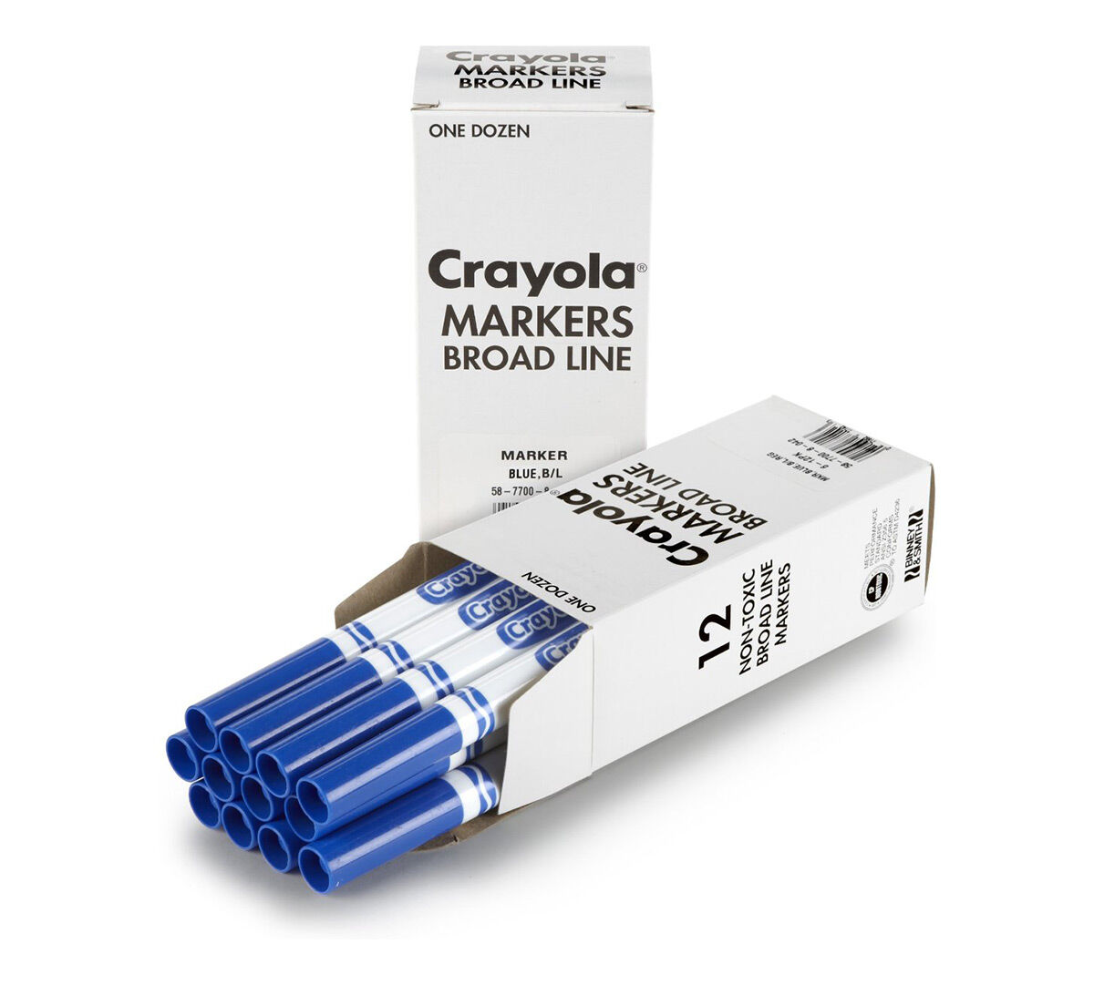 Crayola Blue Markers in Bulk, 12 Count Crayola