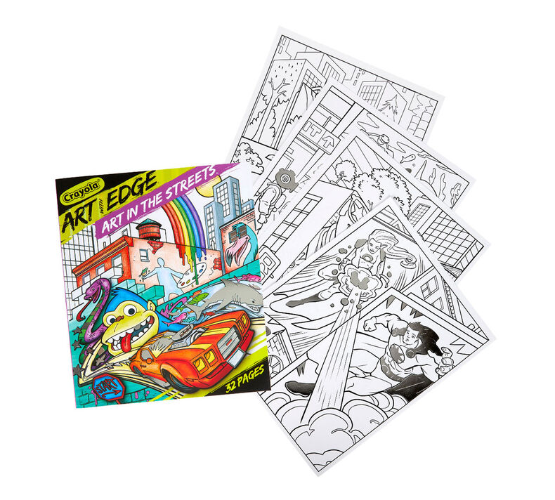 Crayola Coloring Books Art With Edge Crayola has launched art with edge