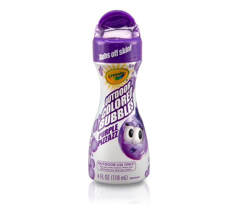 Download Outdoor Colored Bubbles - 4 oz Purple Pizzazz | Crayola