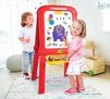 Creative Fun Double Easel. Two children drawing on either side of easel. 