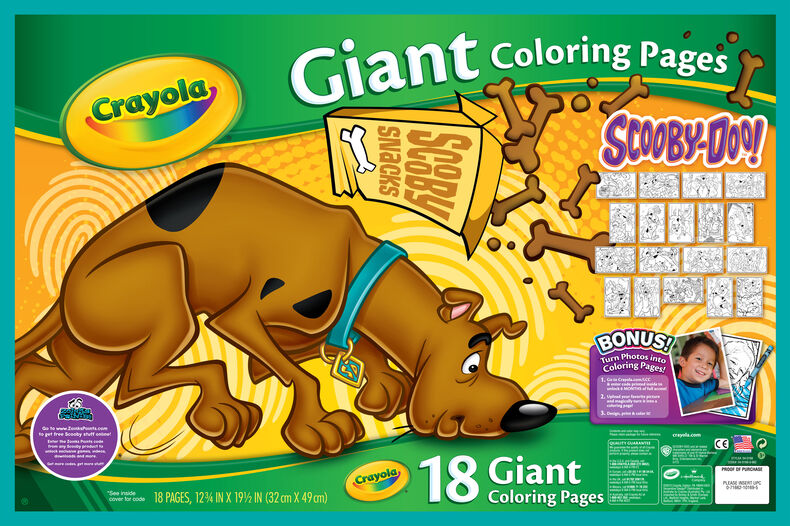 Giant Coloring Pages Scooby Doo Crayola Giant Coloring Pages Scooby Doo Crayola
